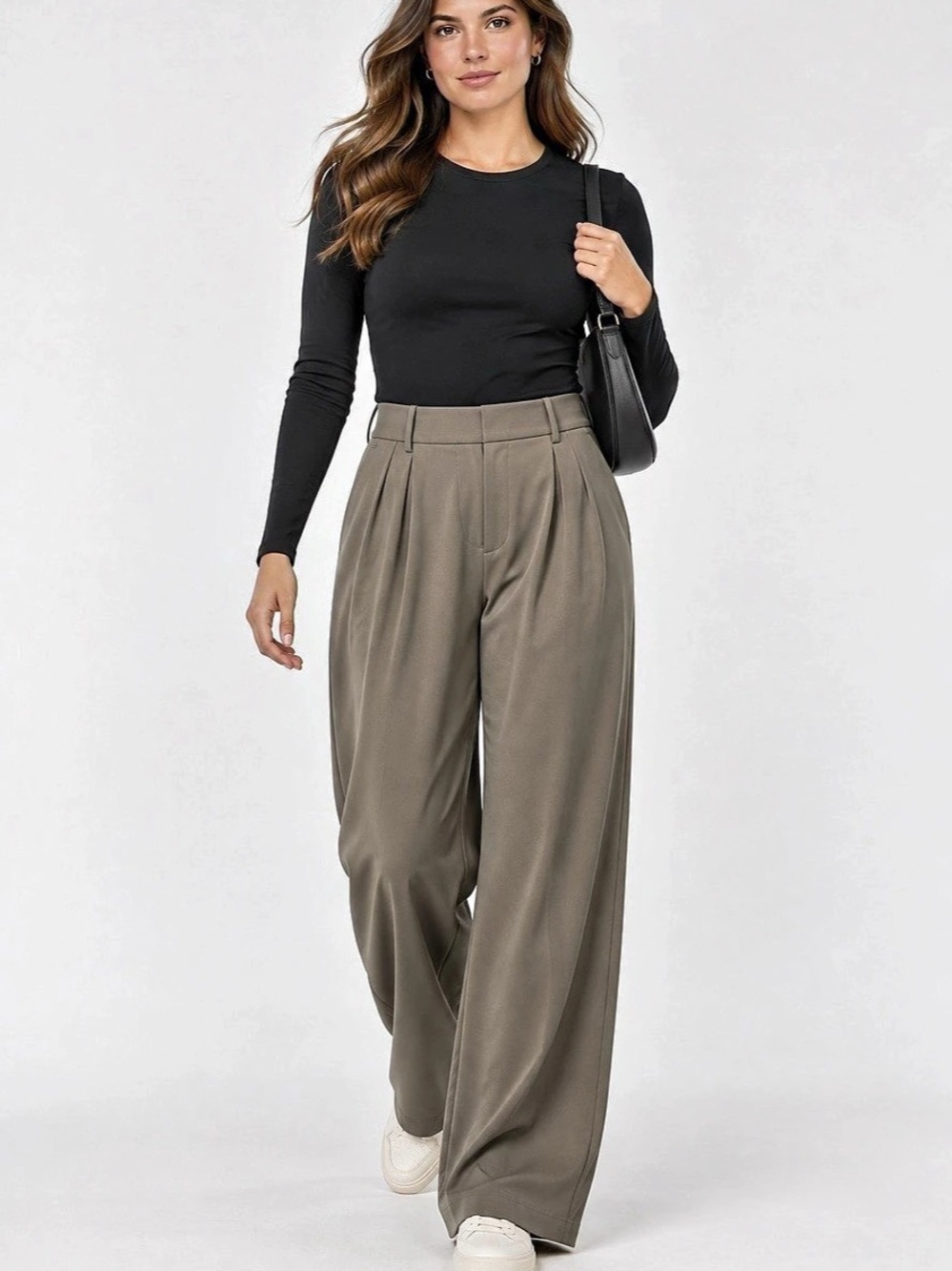 NWT lululemon Daydrift High-Rise Wide-Leg Trousers Nomad L 31.5”